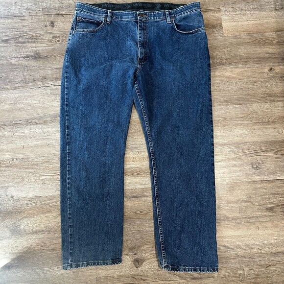 Wrangler Mens Regular Fit Jeans Size 40 x 29 Straight Leg - Picture 2 of 5